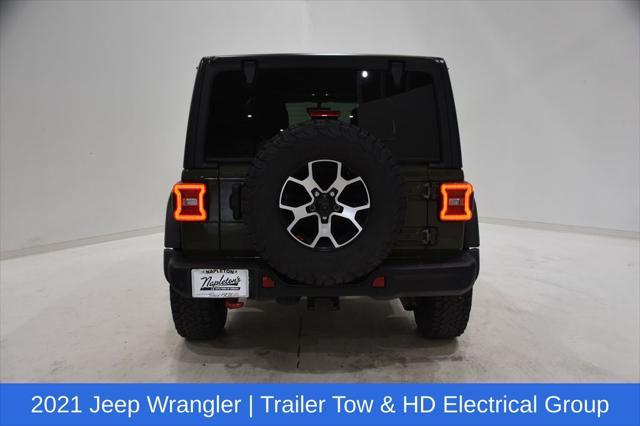 used 2021 Jeep Wrangler Unlimited car, priced at $37,415