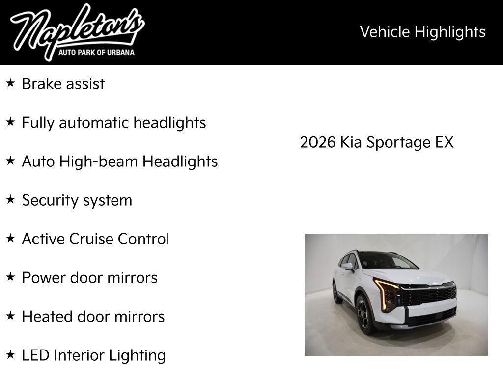 new 2026 Kia Sportage car, priced at $32,426