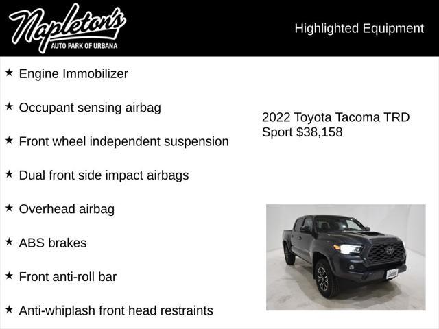 used 2022 Toyota Tacoma car, priced at $38,158