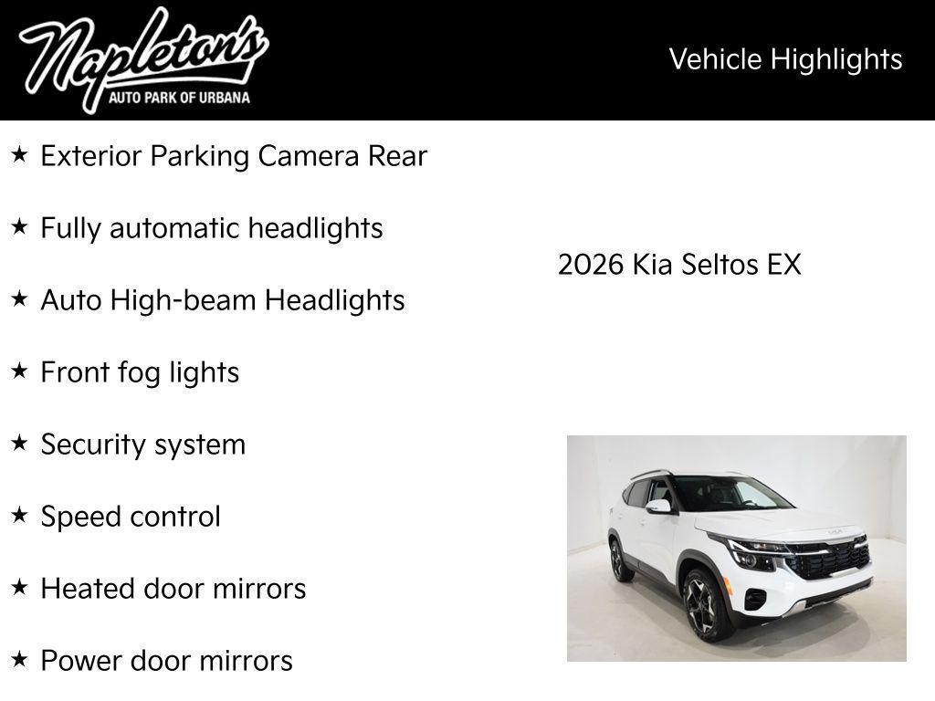 new 2026 Kia Seltos car, priced at $29,656