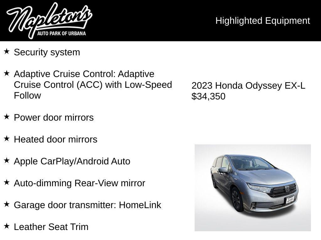 used 2023 Honda Odyssey car, priced at $34,350