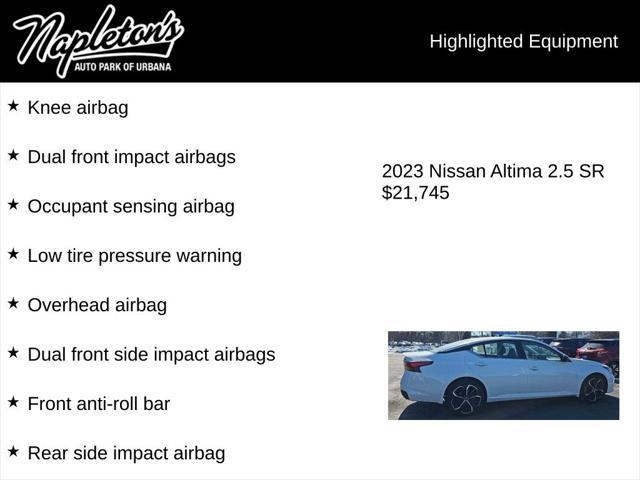 used 2023 Nissan Altima car, priced at $21,745