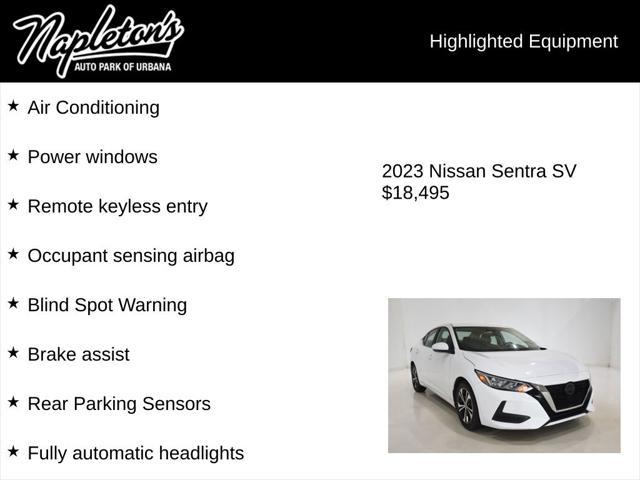 used 2023 Nissan Sentra car, priced at $17,990