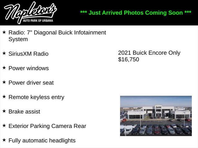 used 2021 Buick Encore car, priced at $16,750