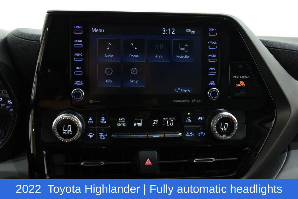 used 2022 Toyota Highlander Hybrid car, priced at $27,723