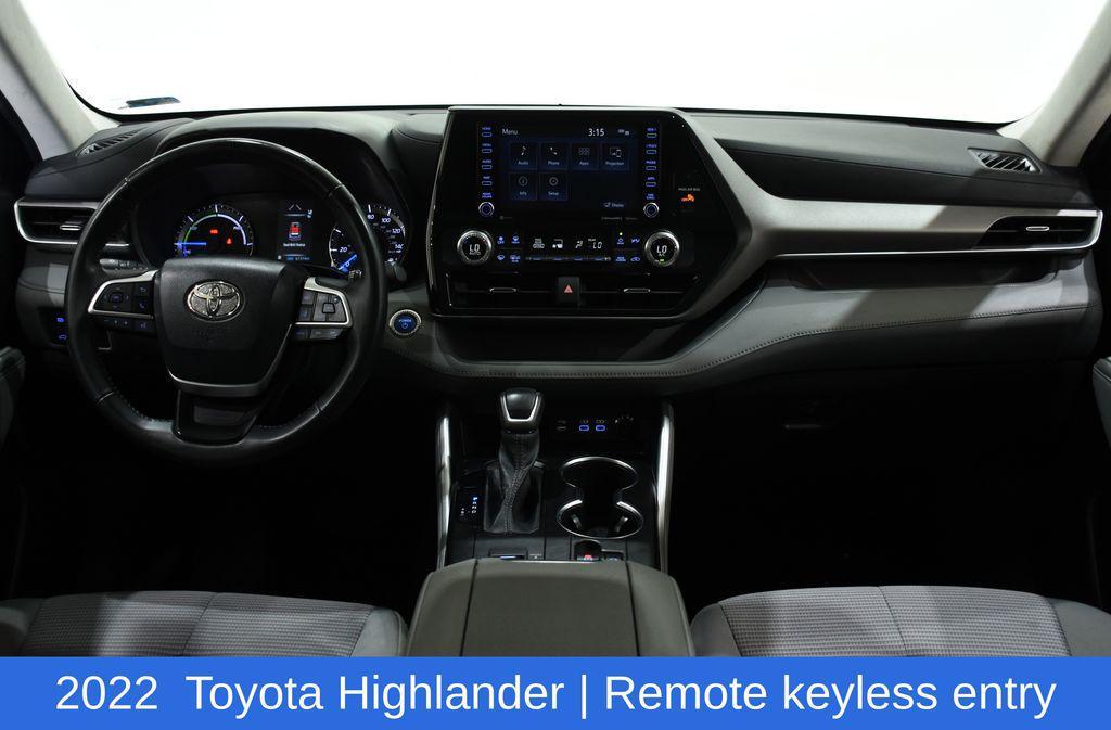 used 2022 Toyota Highlander Hybrid car, priced at $27,723