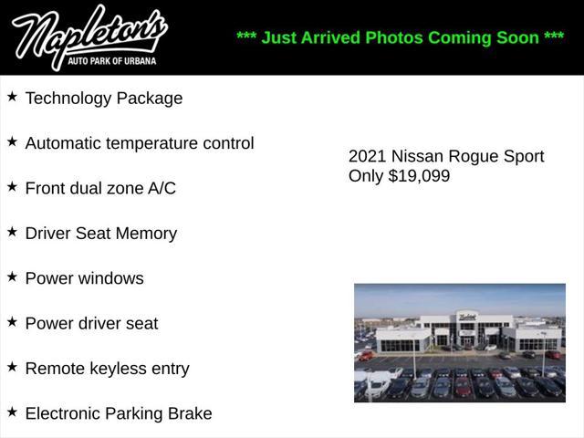 used 2021 Nissan Rogue Sport car, priced at $19,099