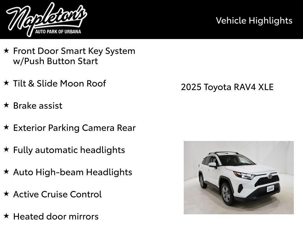 new 2025 Toyota RAV4 car, priced at $35,325