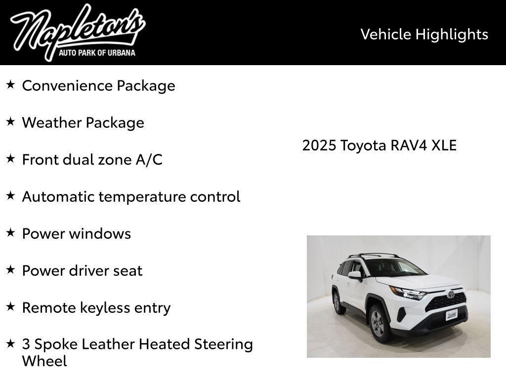 new 2025 Toyota RAV4 car, priced at $35,325