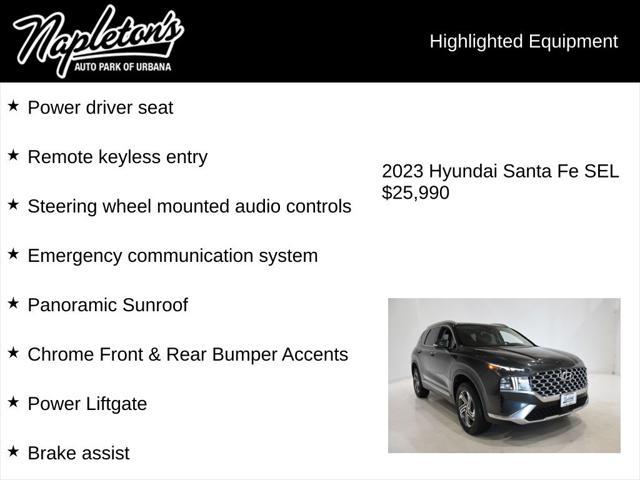 used 2023 Hyundai Santa Fe car, priced at $25,990