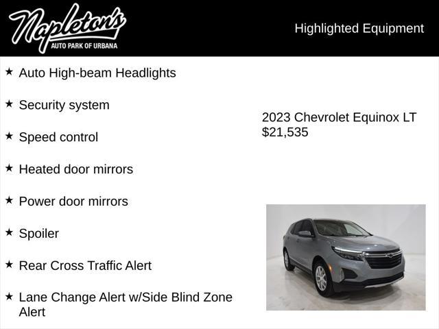 used 2023 Chevrolet Equinox car, priced at $21,810