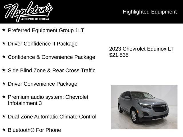 used 2023 Chevrolet Equinox car, priced at $21,810