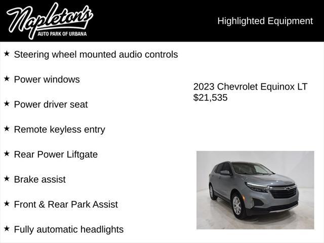 used 2023 Chevrolet Equinox car, priced at $21,810