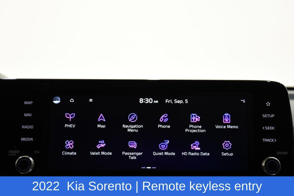 used 2022 Kia Sorento Plug-In Hybrid car, priced at $26,990
