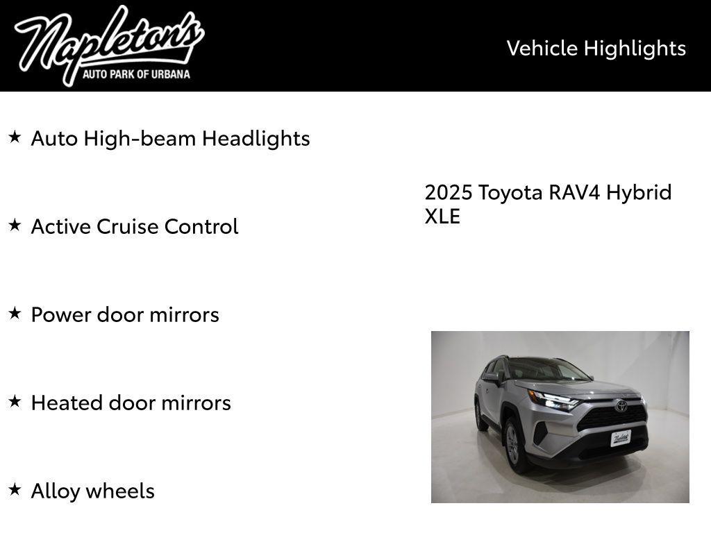 new 2025 Toyota RAV4 Hybrid car, priced at $34,808