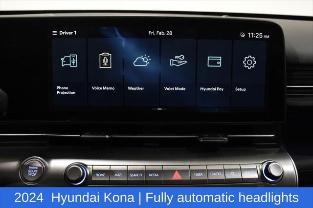 used 2024 Hyundai Kona car, priced at $27,299