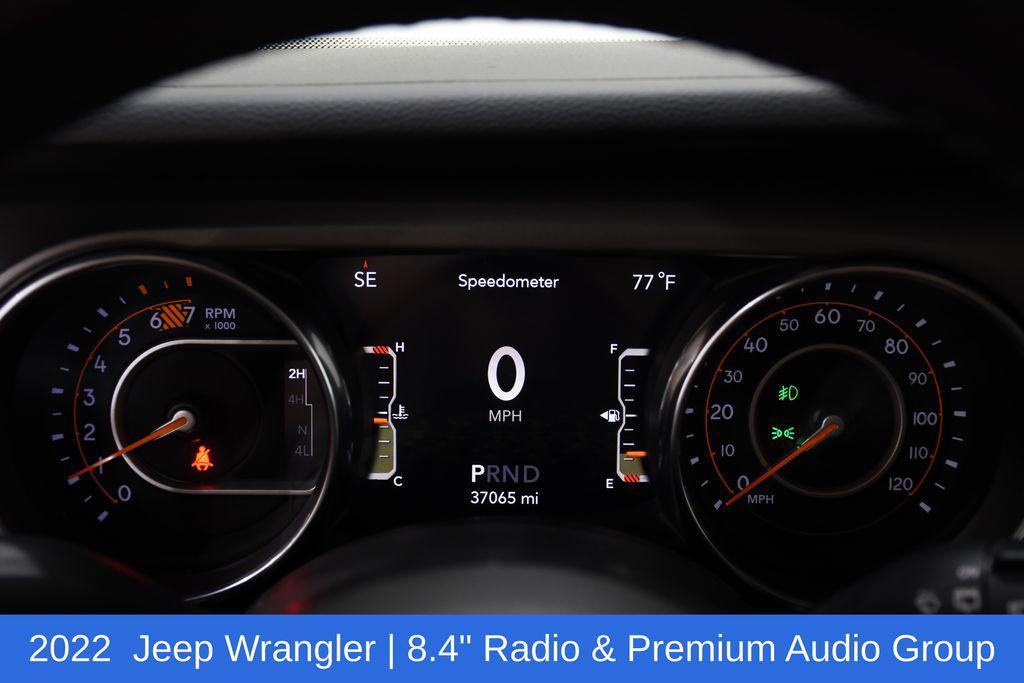 used 2022 Jeep Wrangler car, priced at $29,500