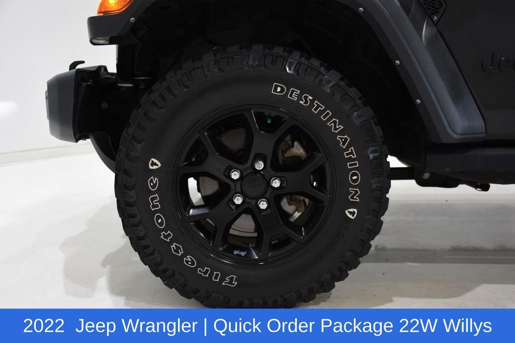 used 2022 Jeep Wrangler car, priced at $29,500