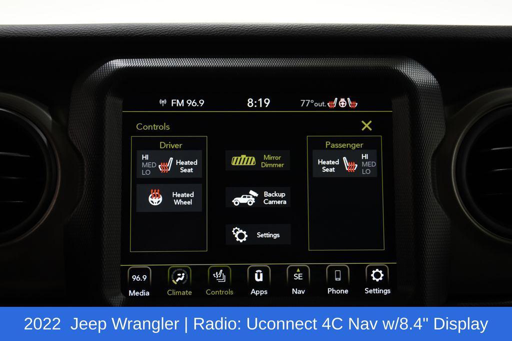 used 2022 Jeep Wrangler car, priced at $29,500