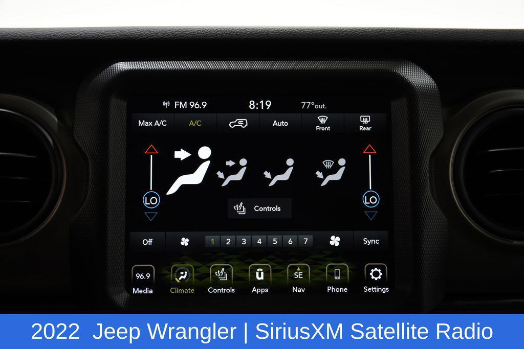 used 2022 Jeep Wrangler car, priced at $29,500