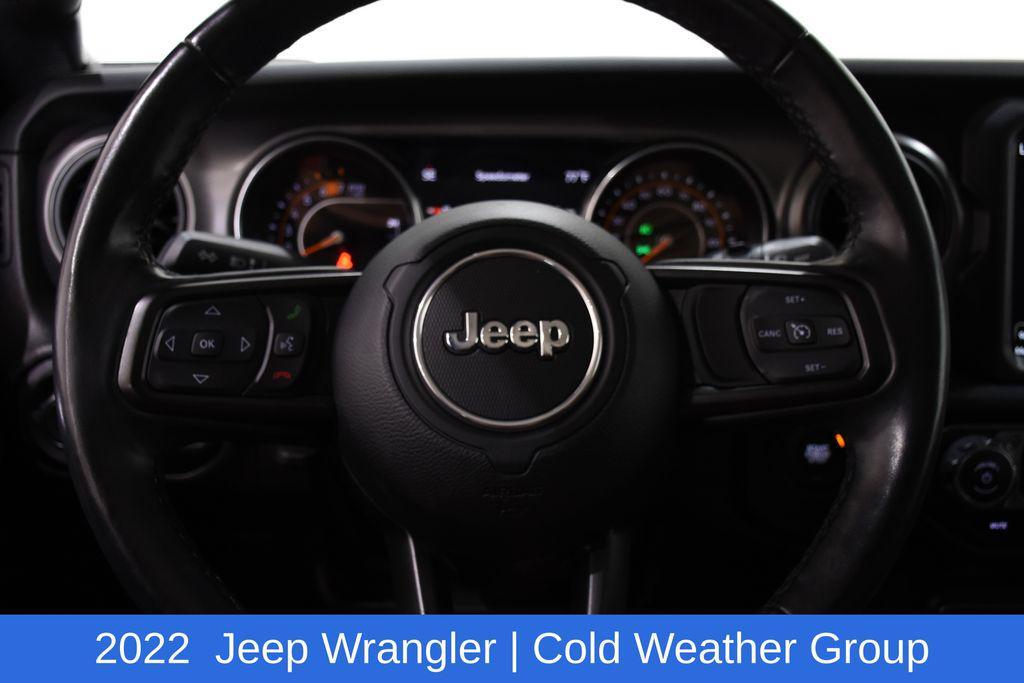 used 2022 Jeep Wrangler car, priced at $29,500