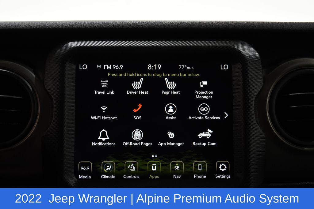 used 2022 Jeep Wrangler car, priced at $29,500