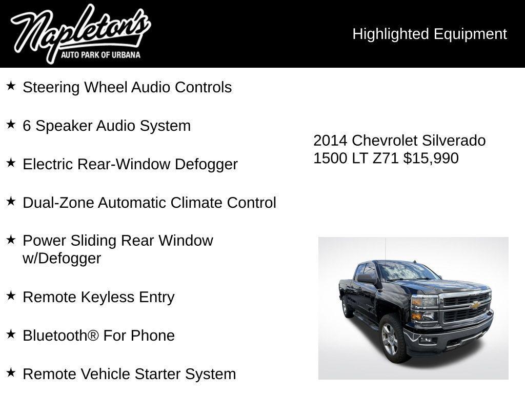 used 2014 Chevrolet Silverado 1500 car, priced at $15,990