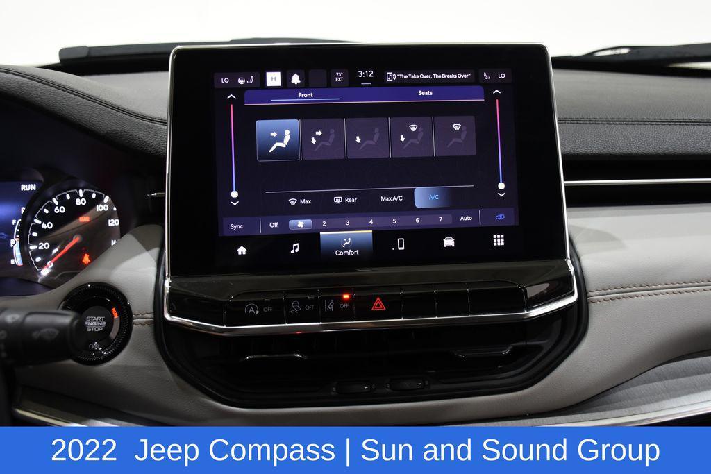used 2022 Jeep Compass car, priced at $23,202