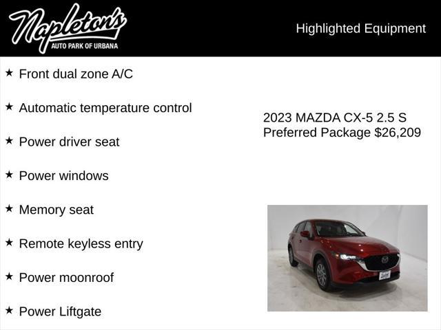 used 2023 Mazda CX-5 car, priced at $26,209