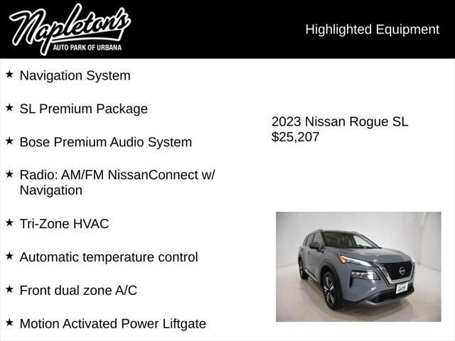 used 2023 Nissan Rogue car, priced at $25,207
