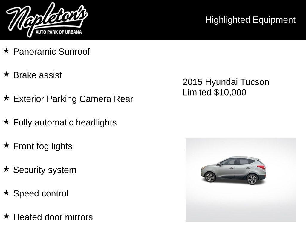 used 2015 Hyundai Tucson car, priced at $10,000