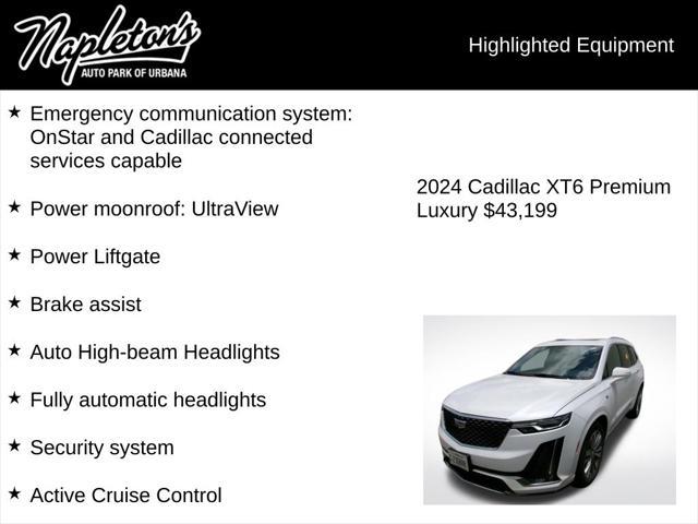 used 2024 Cadillac XT6 car, priced at $43,199