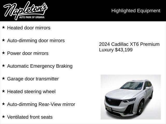 used 2024 Cadillac XT6 car, priced at $43,199