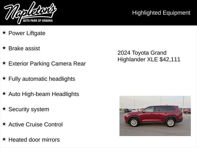 used 2024 Toyota Grand Highlander car, priced at $43,461