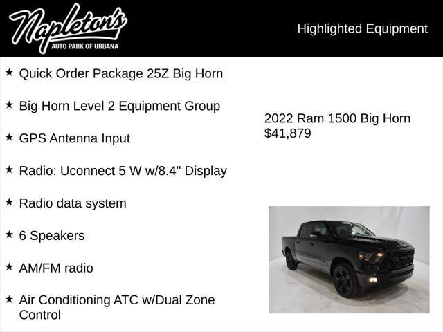 used 2022 Ram 1500 car, priced at $41,879