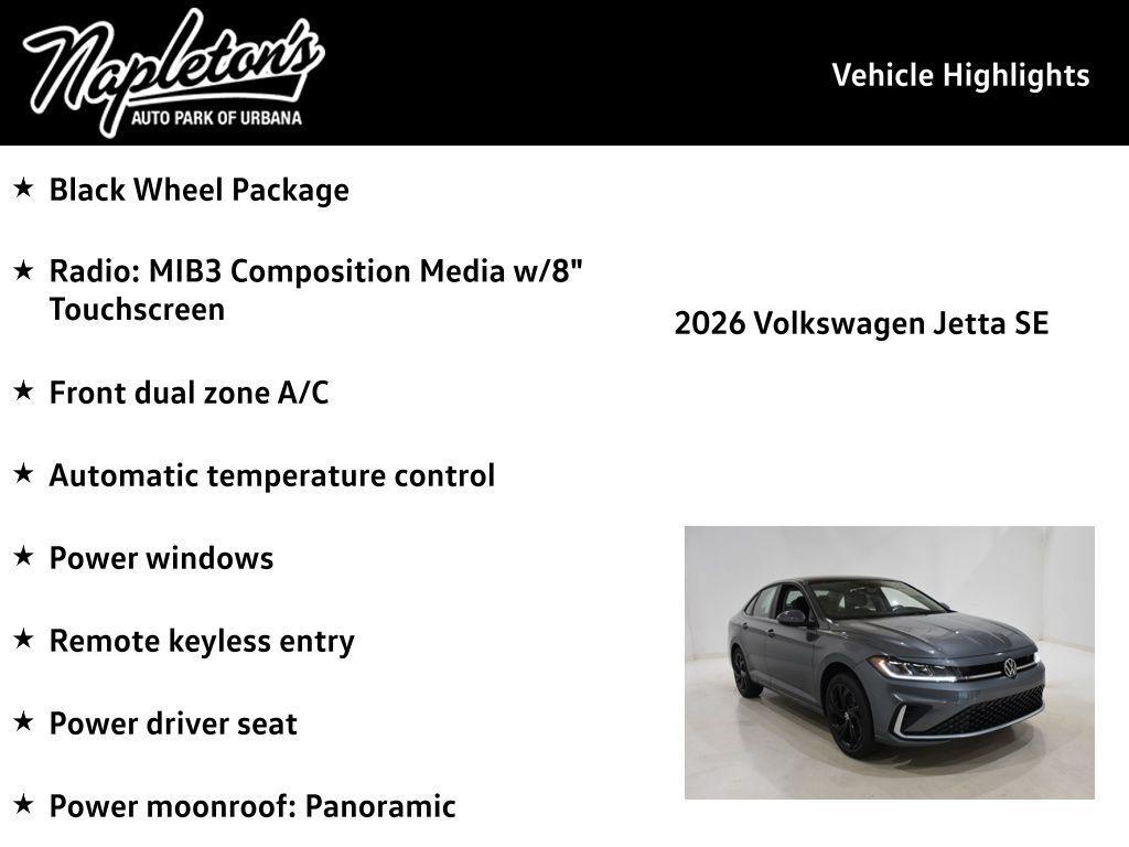 new 2026 Volkswagen Jetta car, priced at $28,617