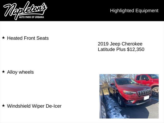 used 2019 Jeep Cherokee car, priced at $12,350