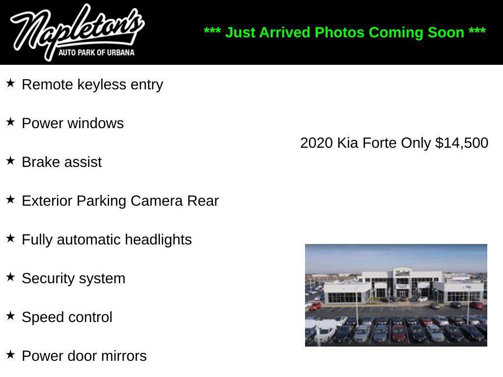 used 2020 Kia Forte car, priced at $14,500