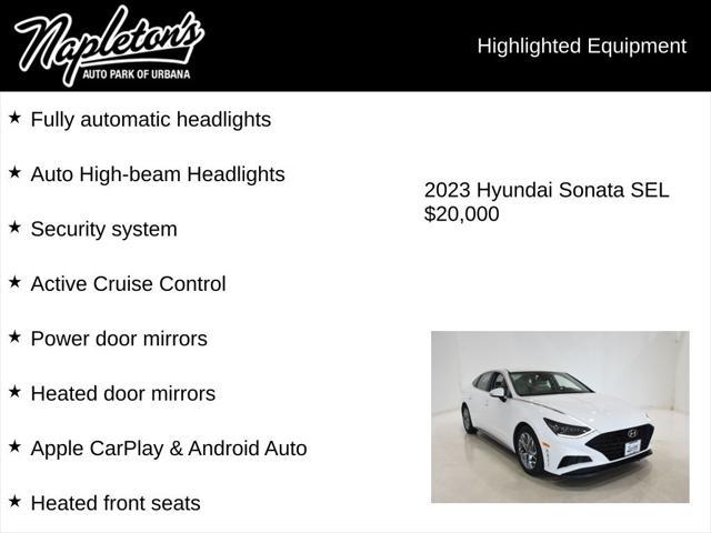 used 2023 Hyundai Sonata car, priced at $20,000
