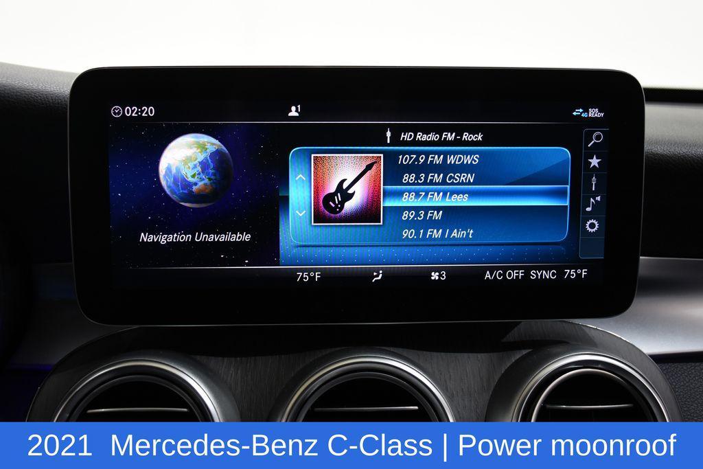 used 2021 Mercedes-Benz C-Class car, priced at $23,725