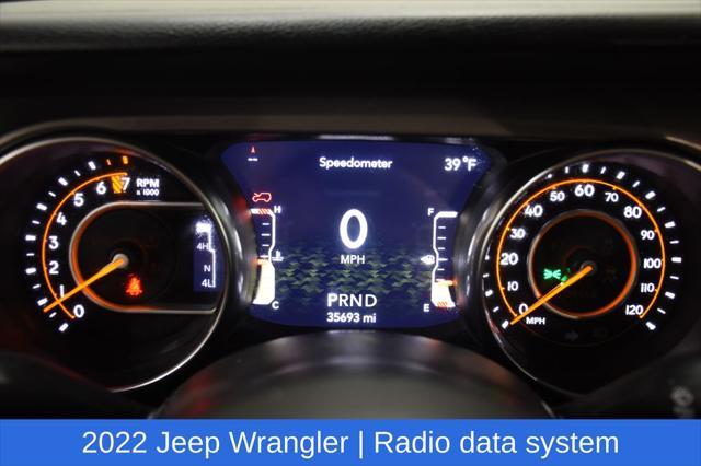 used 2022 Jeep Wrangler car, priced at $33,981