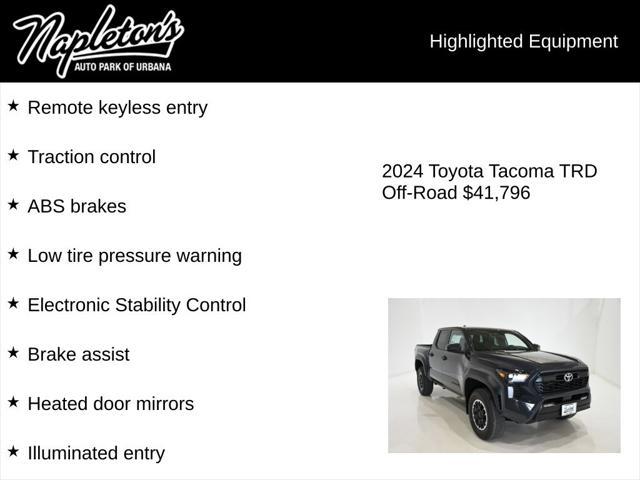 used 2024 Toyota Tacoma car, priced at $41,796