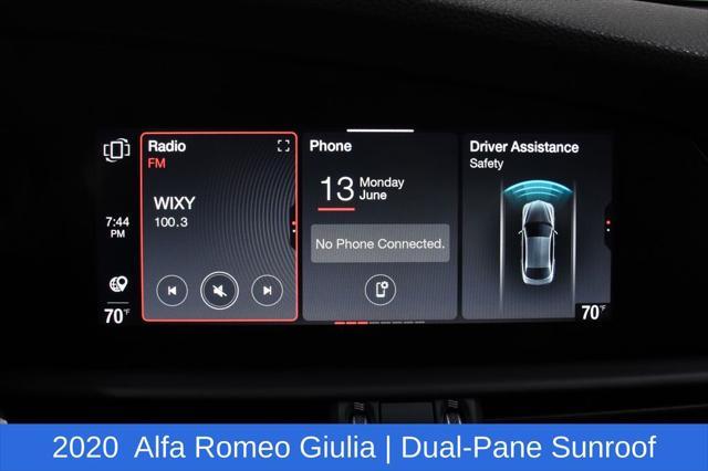 used 2020 Alfa Romeo Giulia car, priced at $20,999