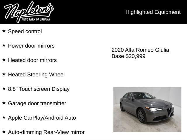 used 2020 Alfa Romeo Giulia car, priced at $20,999