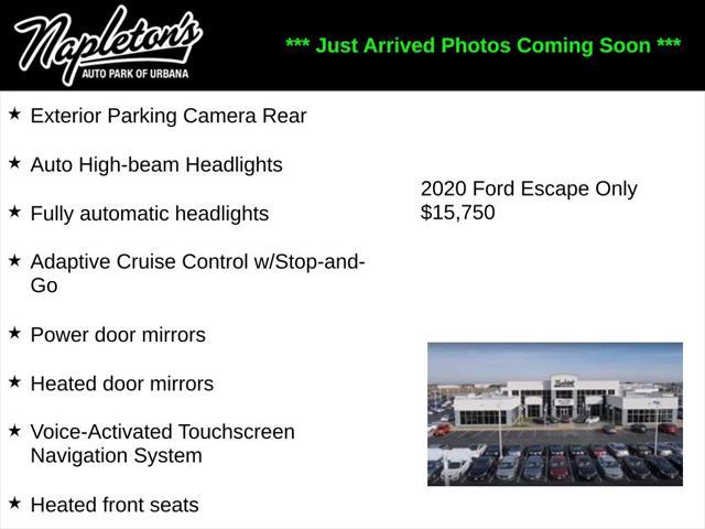 used 2020 Ford Escape car, priced at $15,599