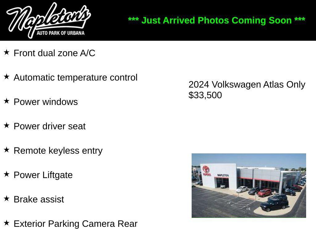 used 2024 Volkswagen Atlas car, priced at $33,500