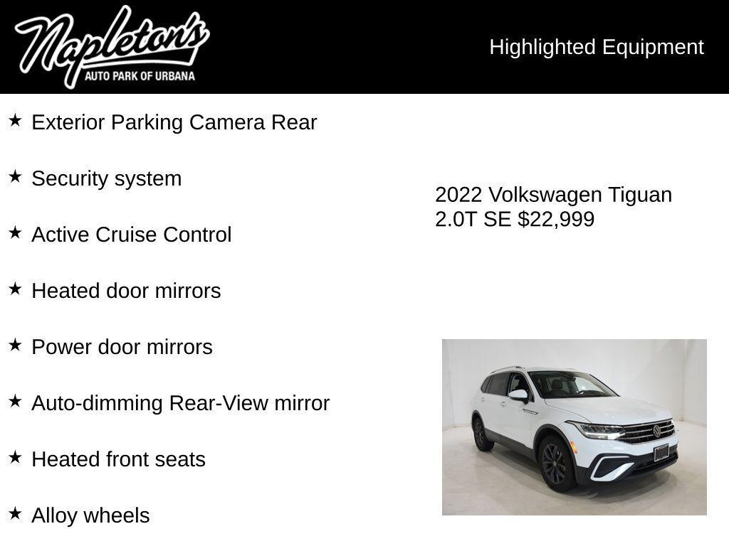 used 2022 Volkswagen Tiguan car, priced at $22,750