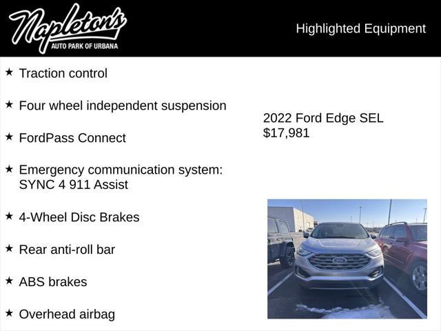 used 2022 Ford Edge car, priced at $17,244