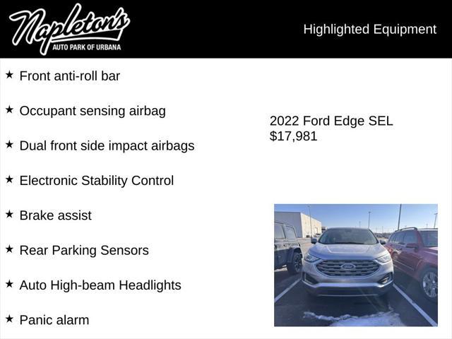 used 2022 Ford Edge car, priced at $17,244