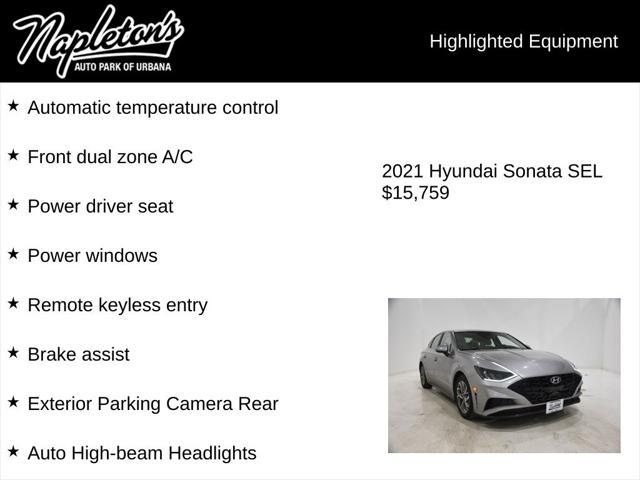 used 2021 Hyundai Sonata car, priced at $15,759